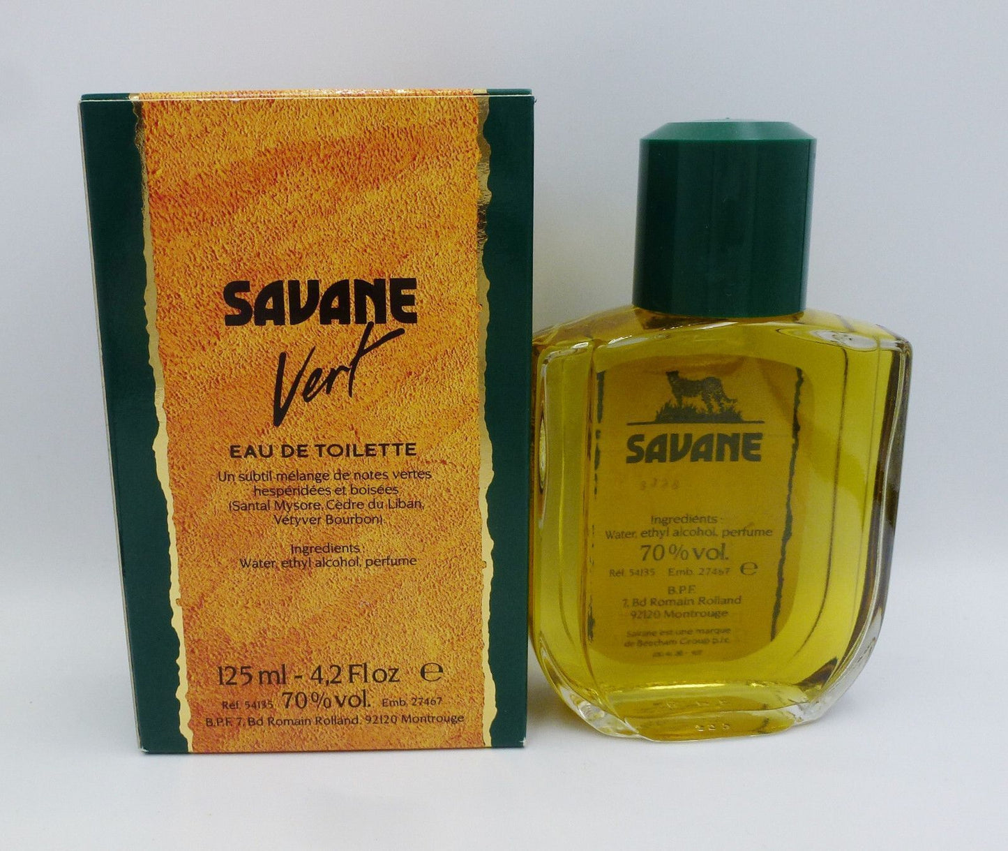 SAVANE Vert - Eau de Toilette Spalsh 125 ml (Vintage)