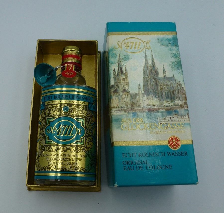 4711 ECHT Kölnisch WASSER - Original Eau de Cologne 100 ml mit Glöckchen