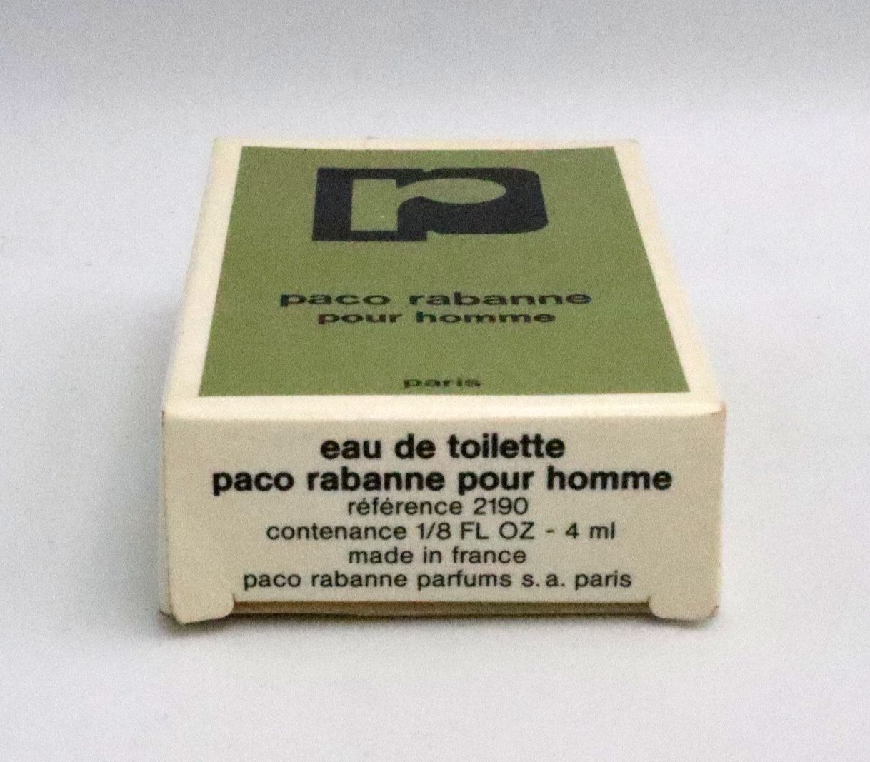 paco rabanne pour homme - Eau de Toilette 4 ml (Miniatur)