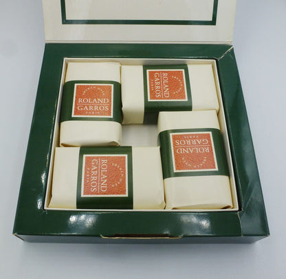 ROLAND GARROS French Open - 4 x Perfumed Soaps Seife à 100 g (400 g) (Vintage)
