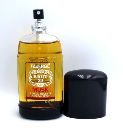 Faberge BRUT 33 MUSK - Eau de Toilette Spray 125 ml (Vintage)