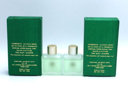 2 X JAQUES FATH GREEN WATER - Eau de Toilette 2 x 4 ml (Miniatur)