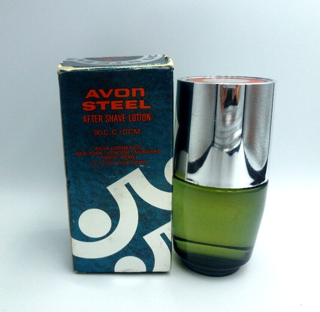 AVON STEEL - After Shave Lotion 90 ml (Vintage)